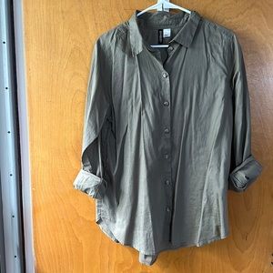 NWOT H&M Olive Green Shirt